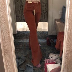 Burnt Orange Corduroy Bellbottoms